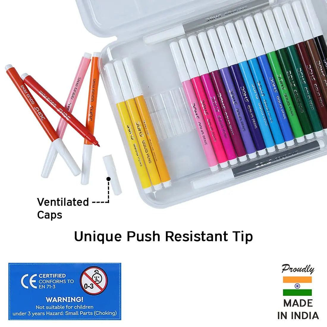 DOMS Aqua Water Colour Pen Set - Student Stationery