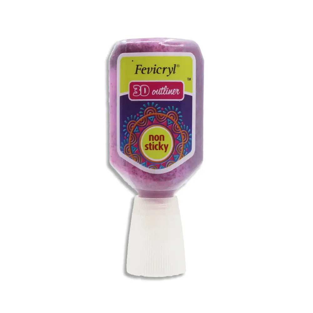 Pidilite Fevicryl 3D Outliners Non Sticky (Loose Colours) - Student Stationery