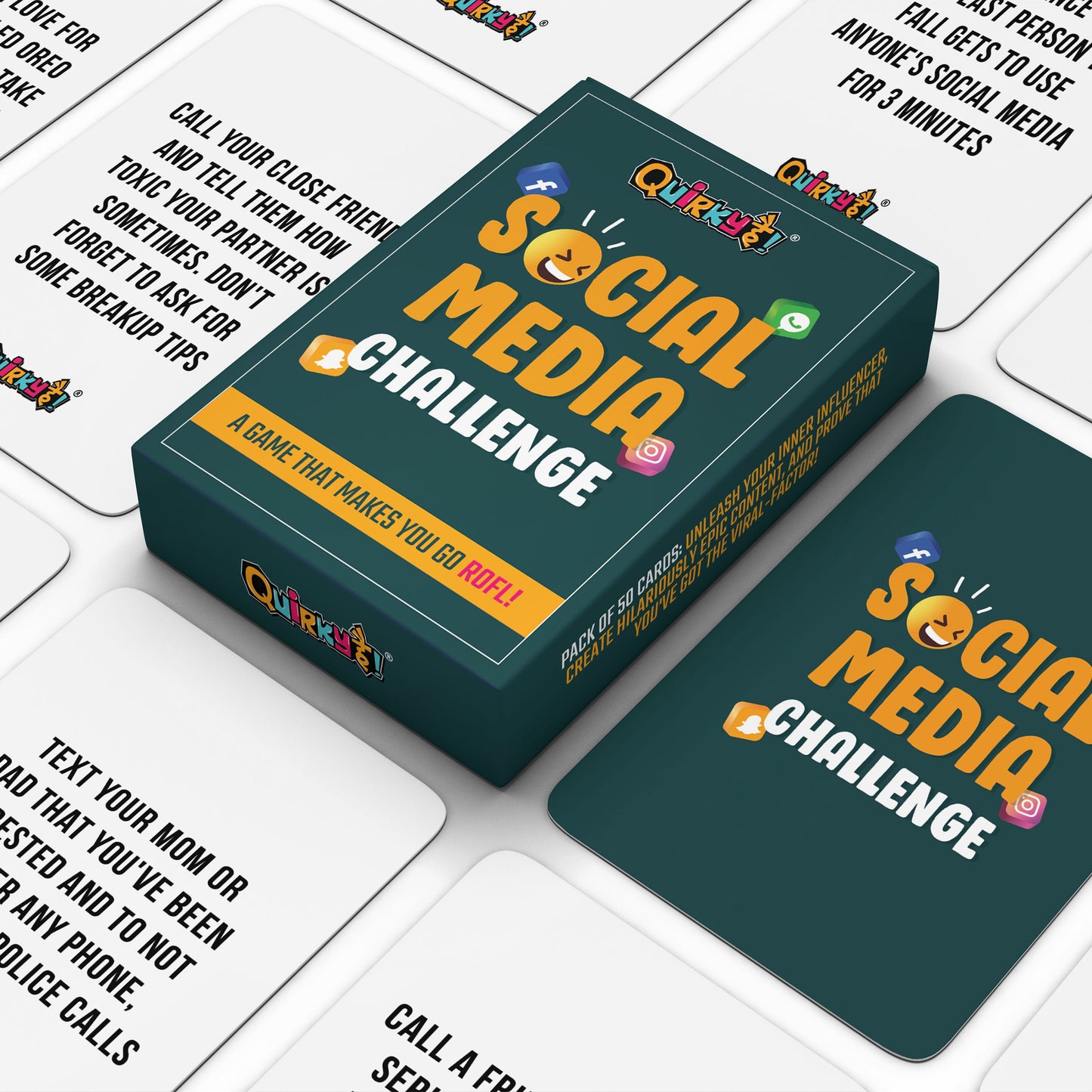 Social Media Challenge Card Game