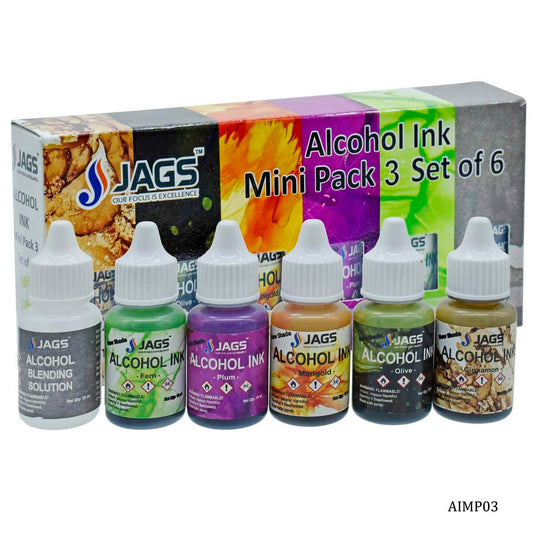 Alcohol Ink Mini Pack 3 - Set of 6 AIMP03 - Student Stationery