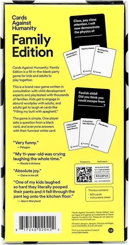 Cards Against Humanity Family Edition