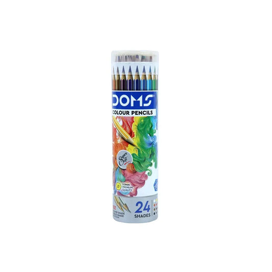 Doms Supersoft Colour Pencil Sets - Round Tin (3.3mm) - Student Stationery