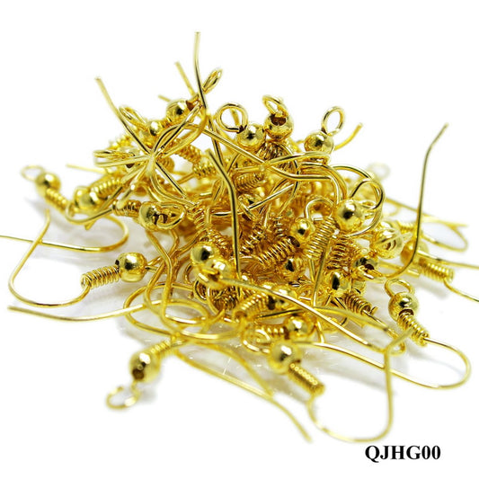 Quilling Jewellery Hooks Golden 15gm QJHG00