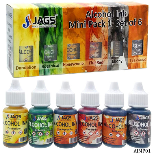 Alcohol Ink Mini Pack 1 - Set of 6 AIMP01 - Student Stationery