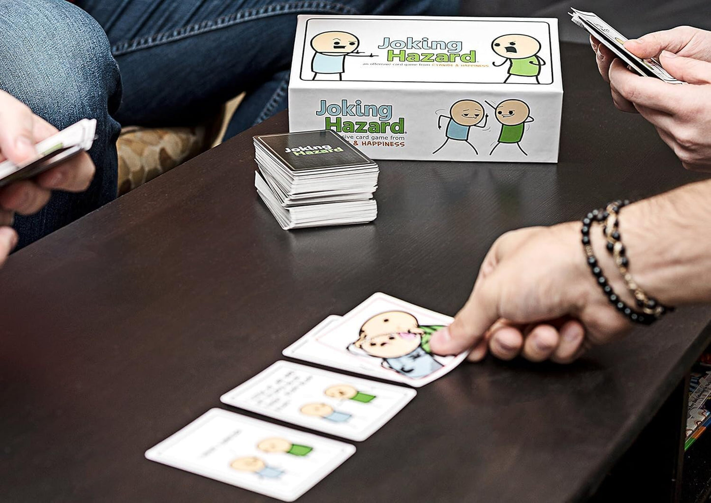 Joking Hazard by Cyanide & Happiness - a funny comic building party game for 3-10 players, great for game night