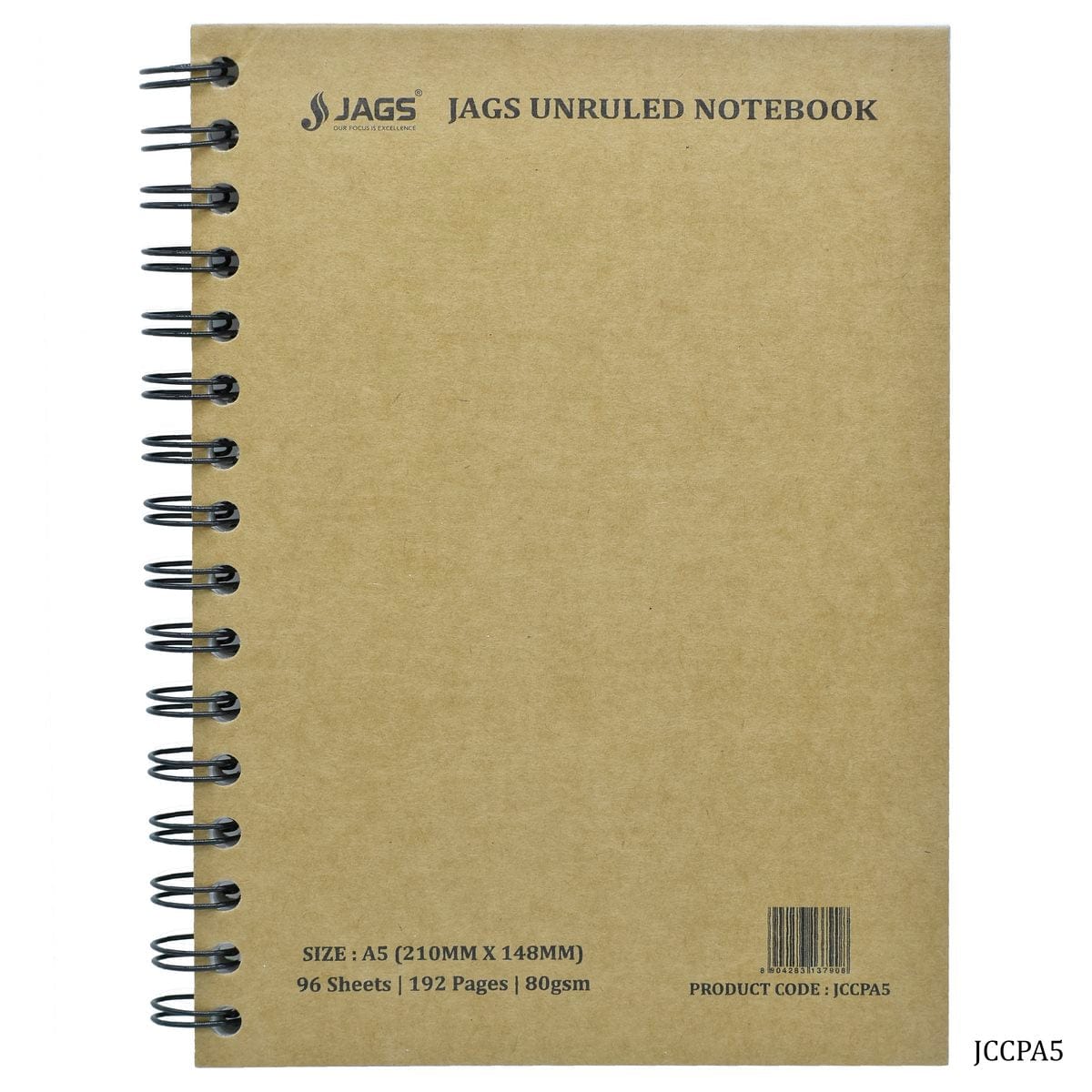 Jags Unruled Diary Wiro 192Sheet 96Pages 80Gsm A5 JCCPA5