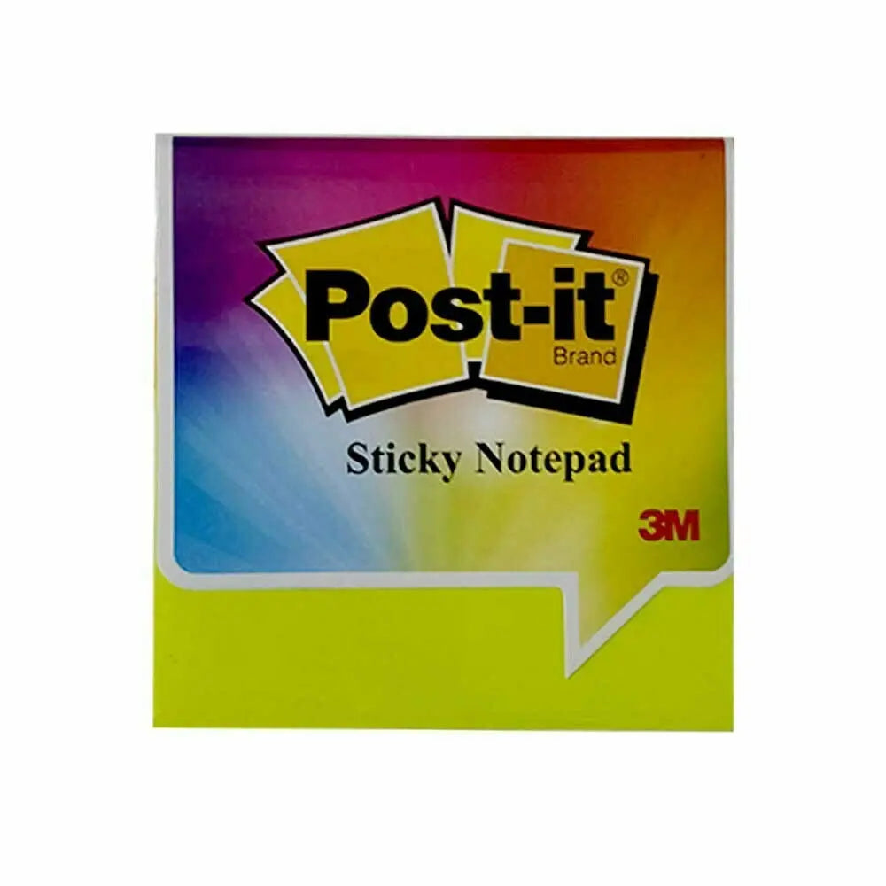 3M Post it Sticky Notepad 3x3Inches (Choose Colour)