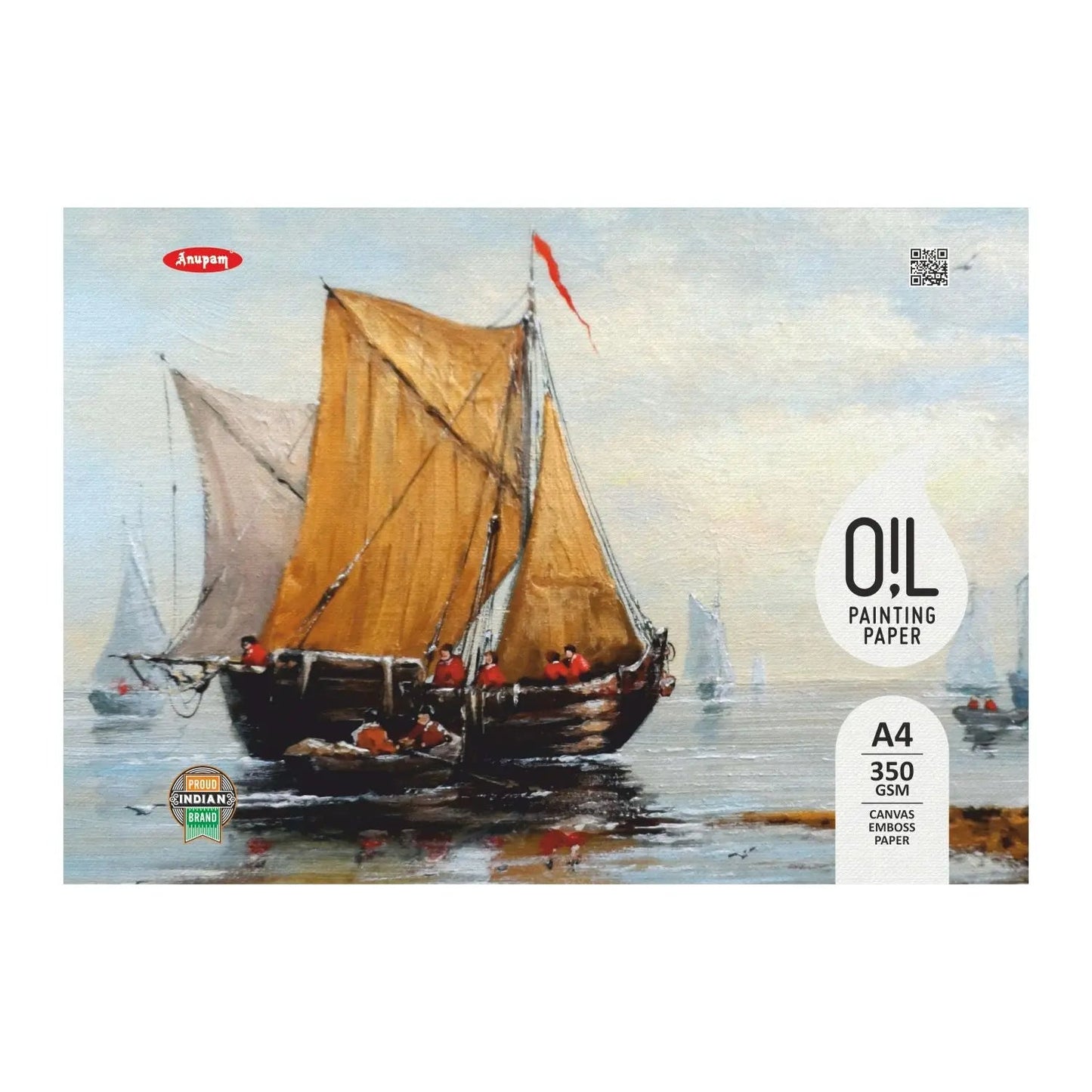 Anupam Oil Painting Paper Pad 350 GSM