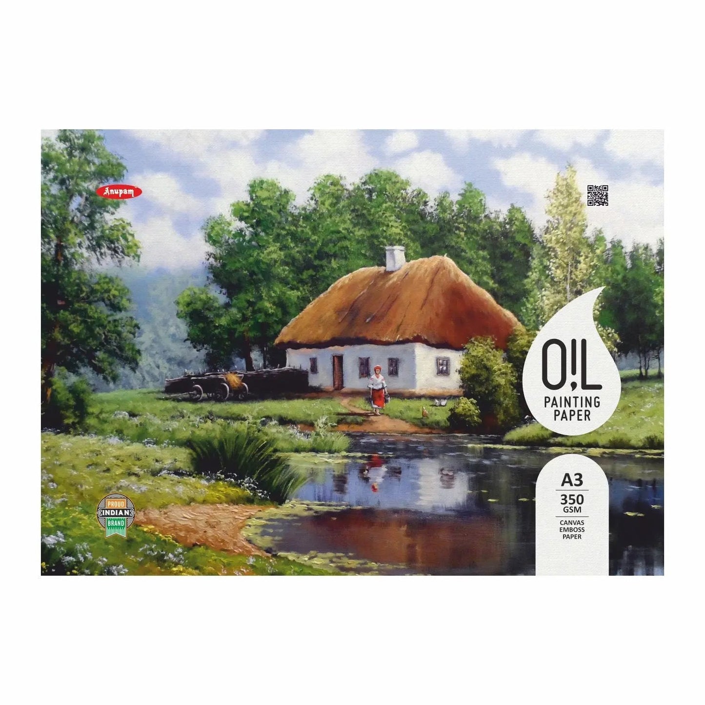 Anupam Oil Painting Paper Pad 350 GSM