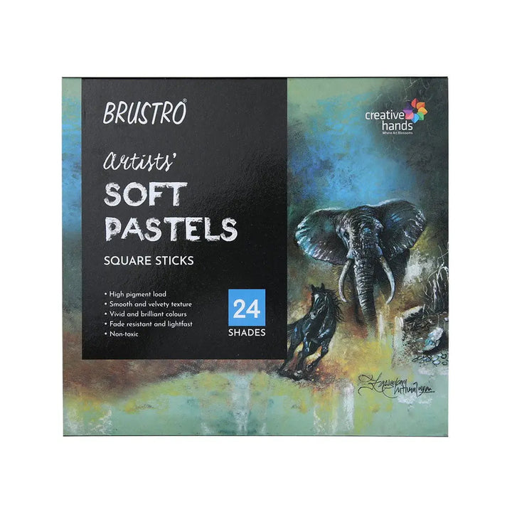 Brustro Artists Soft Pastels Square Sticks Set