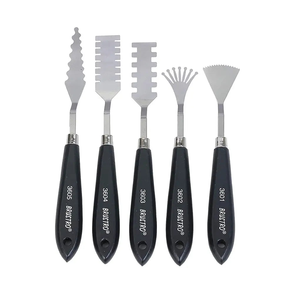 Brustro Artists Special Effects Knife Set Of 5