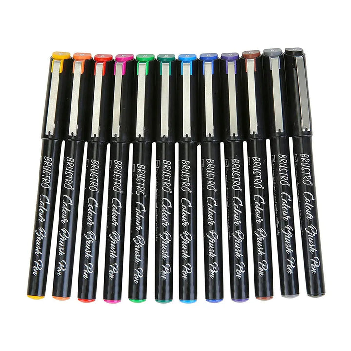 Brustro Colour Brush Pen Set of 12