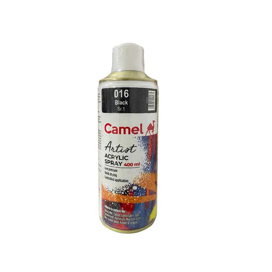Camel Artist Acrylic Spray Black 400ml