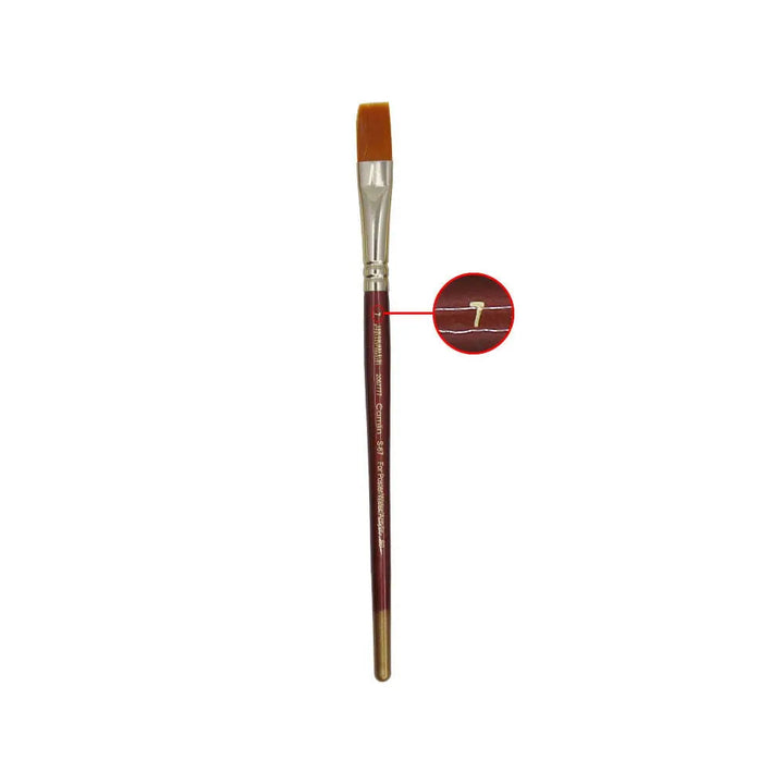 Camel Camlin Synthetic Gold Round and Flat Brush Series 66 & Series 67 - Open Stock