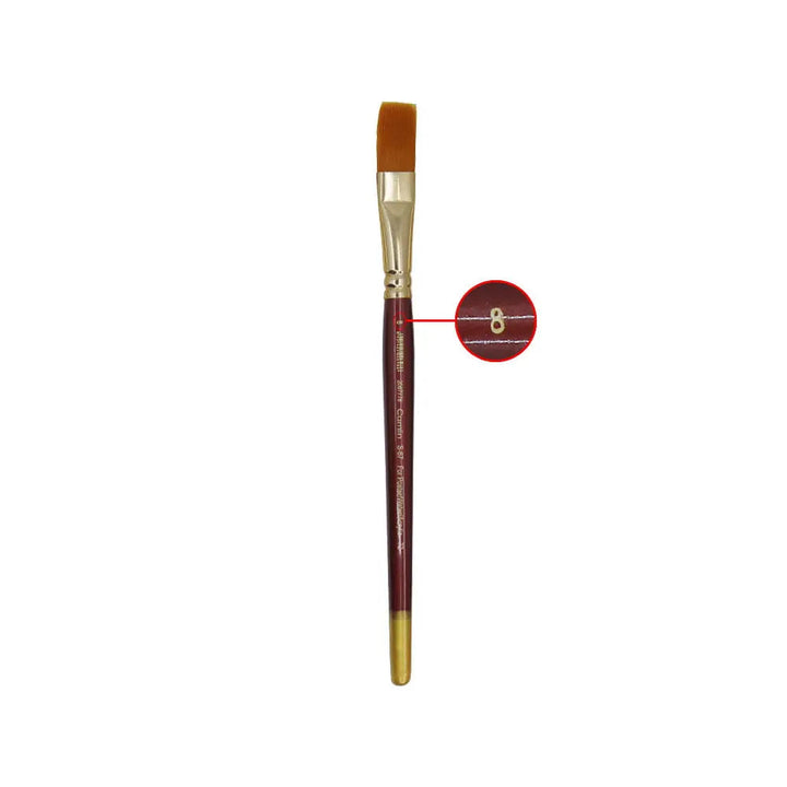 Camel Camlin Synthetic Gold Round and Flat Brush Series 66 & Series 67 - Open Stock