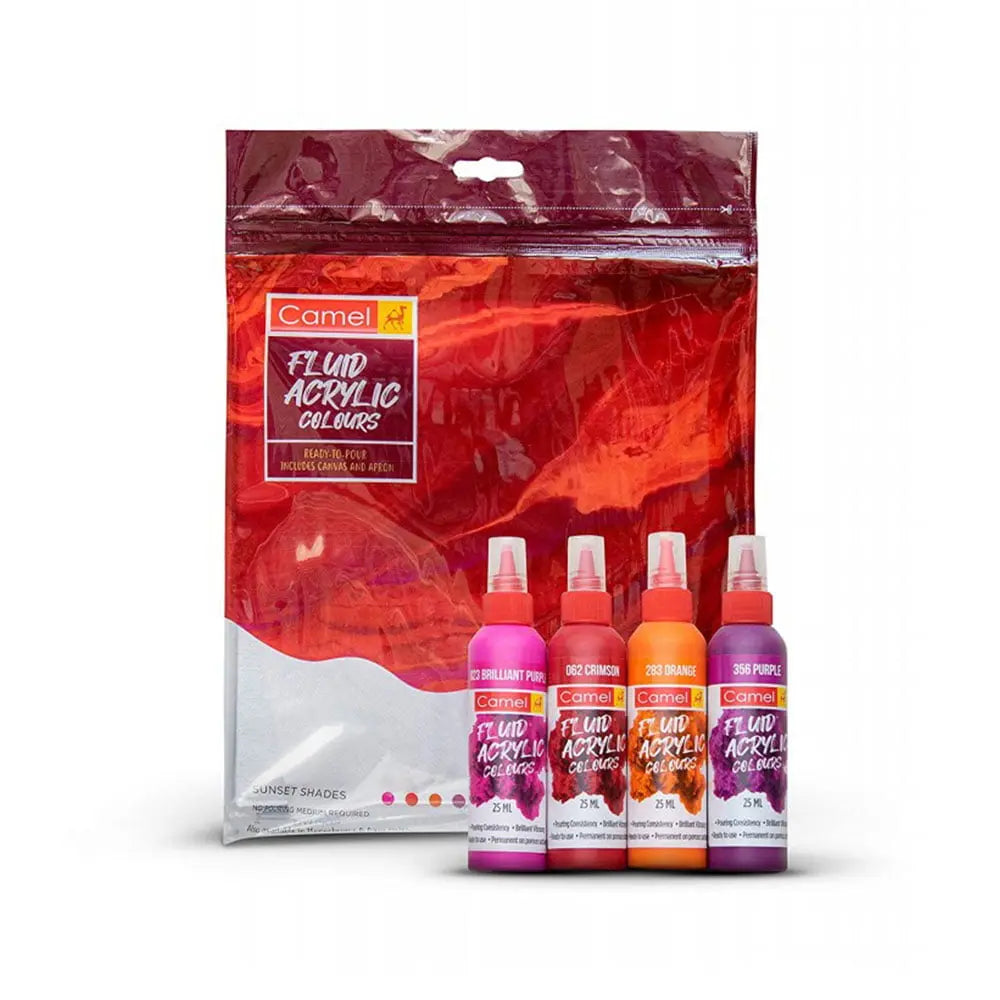Camel Fluid Acrylic Colours DIY Kit