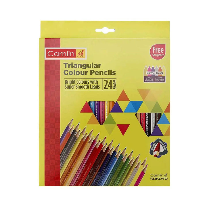 Camel Triangular Colour Pencil Set