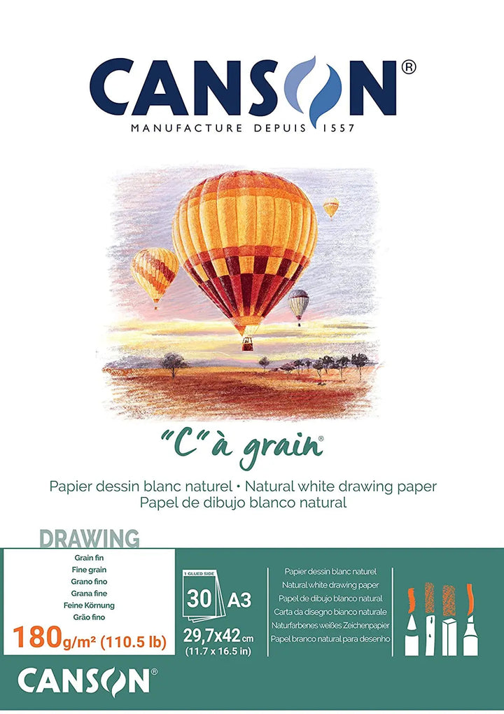 Canson Ca Grain Glued Pad (180-224 GSM)