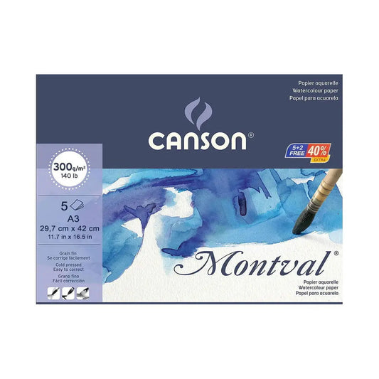 Canson Montval Watercolour Paper Pad 300 GSM