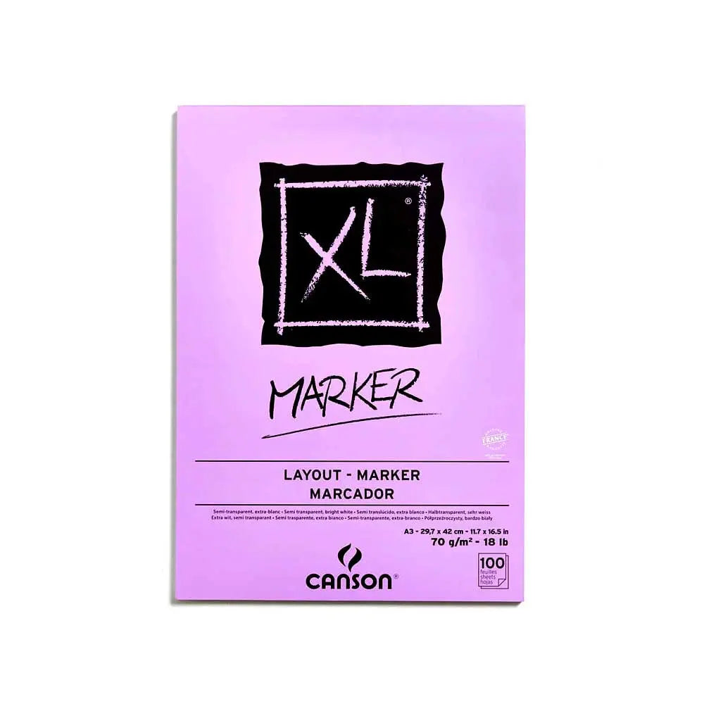 Canson XL Marker Glued Pad (11.7 x 16.5in) 70 GSM