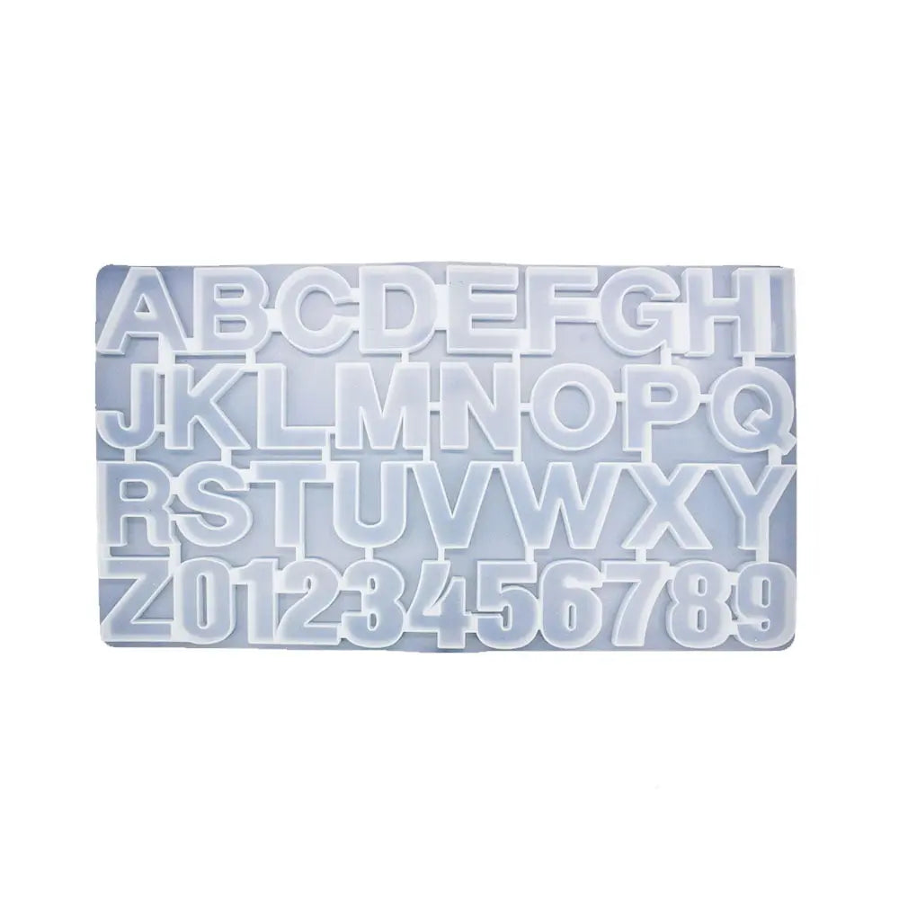 ekalcraft Silicone Alphabet Mould - (A To Z) And (0 To 9)