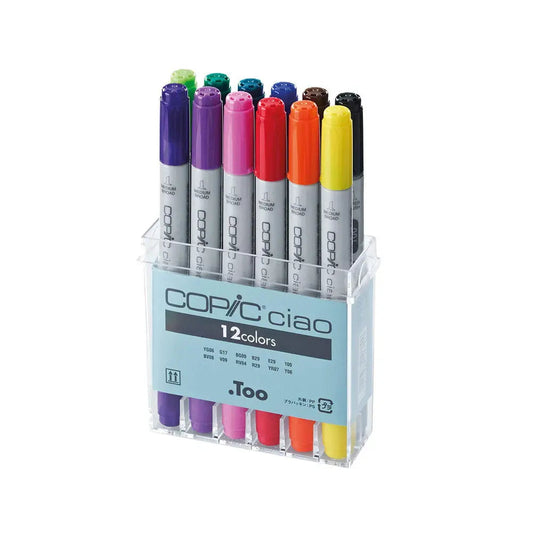 Copic Ciao Marker Set of 12 Colours