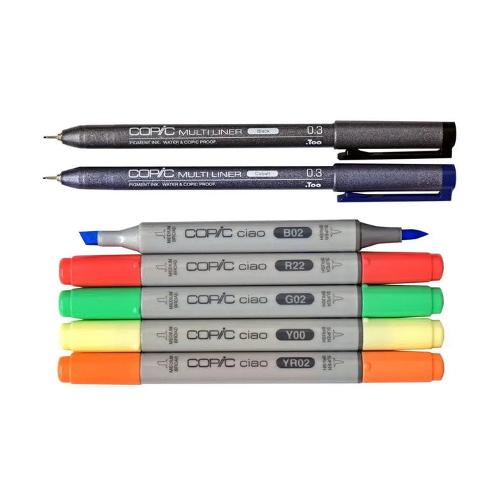 Copic Rainbow Doodle Marker Kit