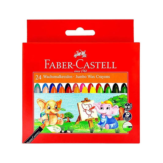 Faber-Castell Jumbo Wax Crayons