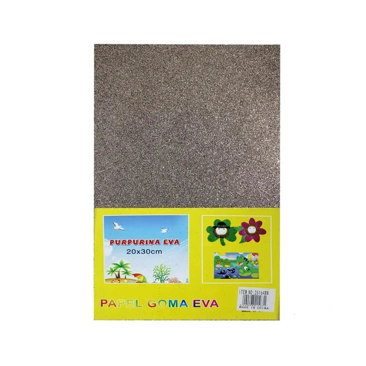 Jags Glitter Foam Sheets With Or Without Stickers (Pack Of 10)