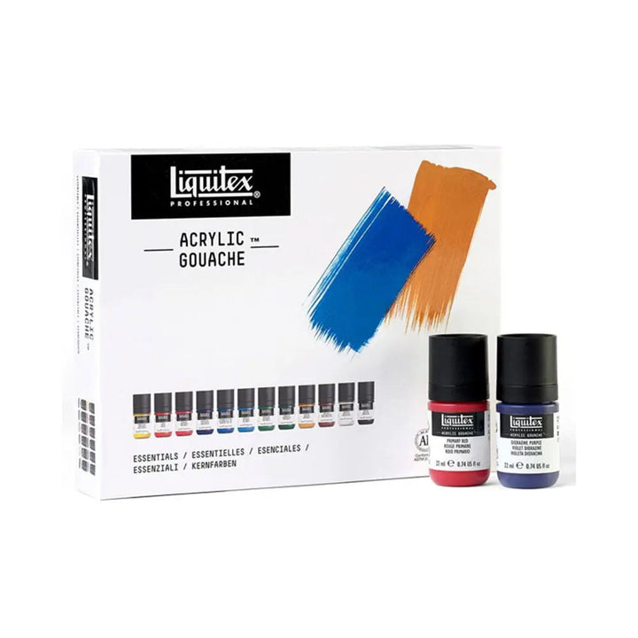 Liquitex Professional Acrylic Gouache Essentials Set of 12 Pcs