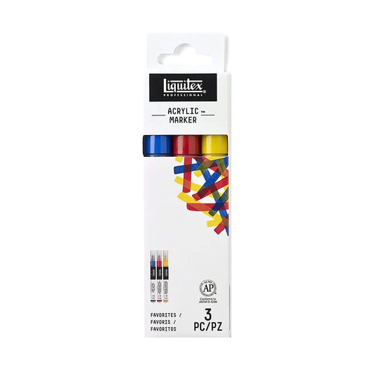 Liquitex Favourites Acrylic Marker 3 Pcs Set