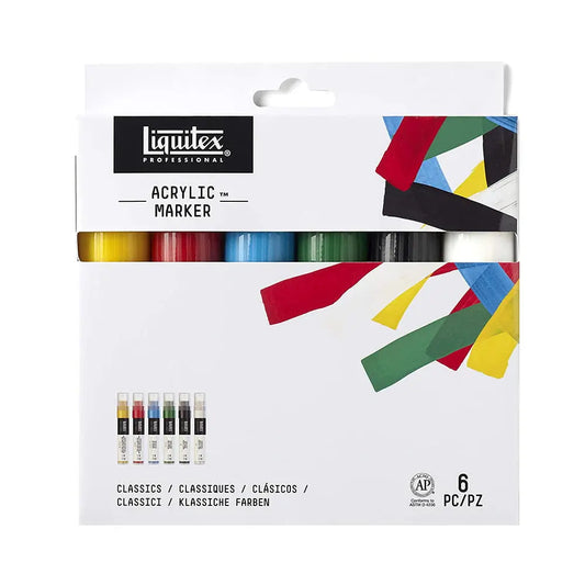Liquitex Professional Acrylic Marker Classics Sets (Set of 6)