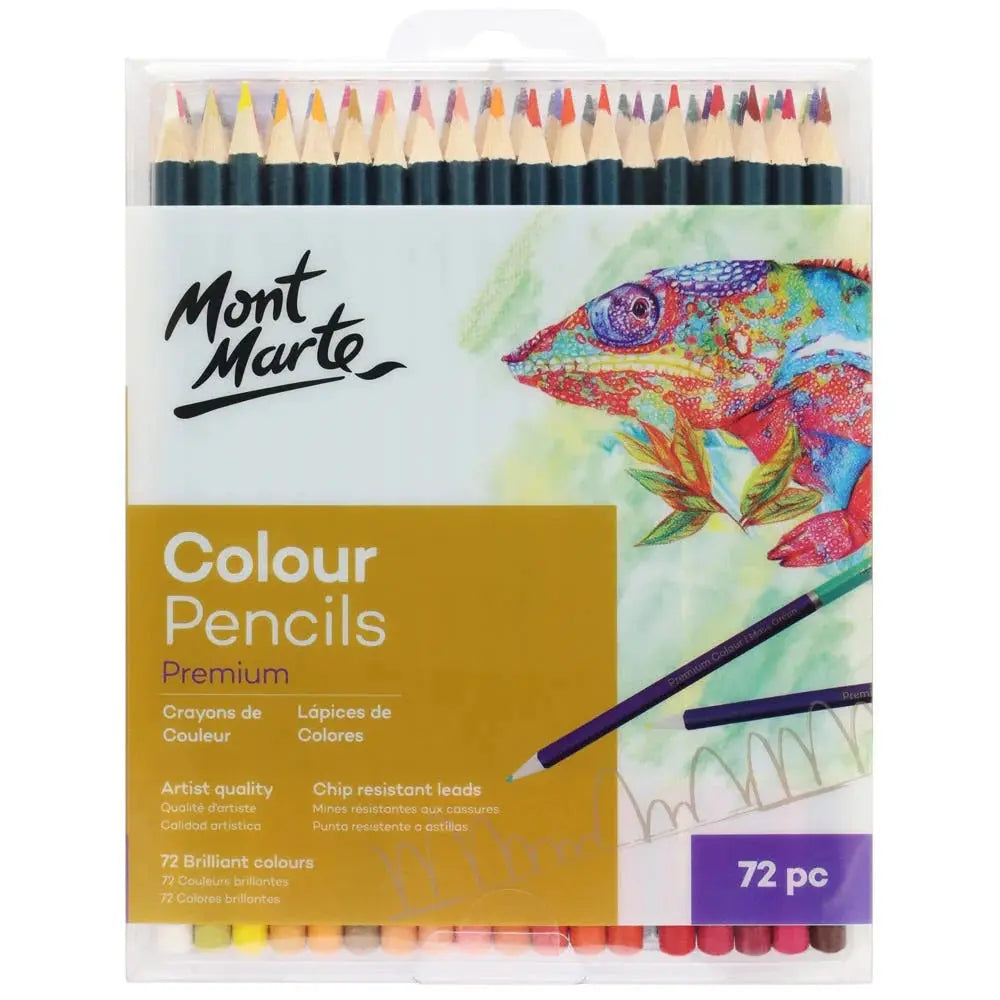 Mont Marte Premium Colour Pencils 72pc
