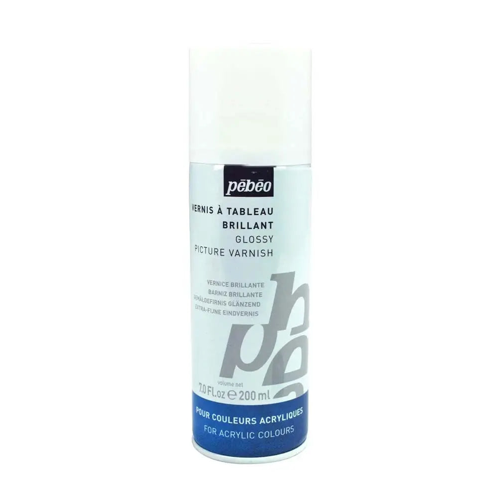 Pebeo Extra Fine Artist Acrylics Auxiliaries - Solvent Based Gloss Varnish For Acrylic Colours - Spary