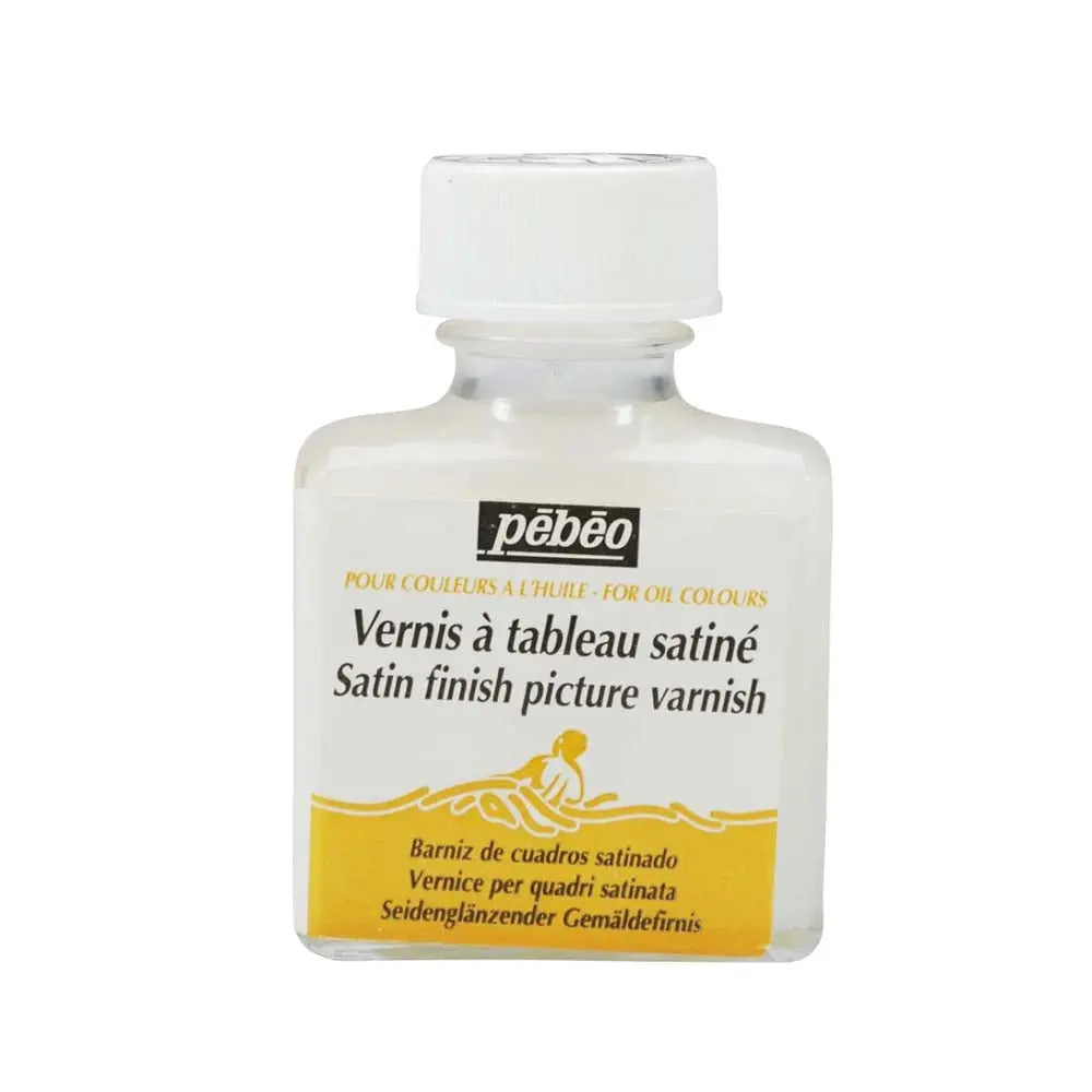 Pebeo Extra Fine Auxiliaries - Satin Finish Picture Varnish For Oil Colours - 75 Ml Bottle
