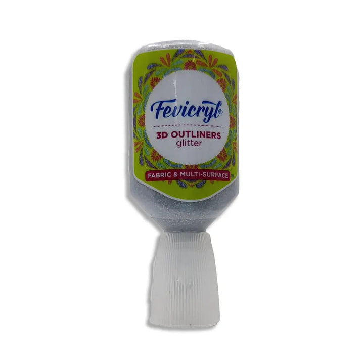 Pidilite Fevicryl 3D Outliners Glitter Fabric & Multi-Surface (Loose Colours)