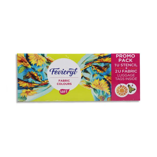 Pidilite Fevicryl Fabric Colours Soft Set - 10 Shades Promo Pack