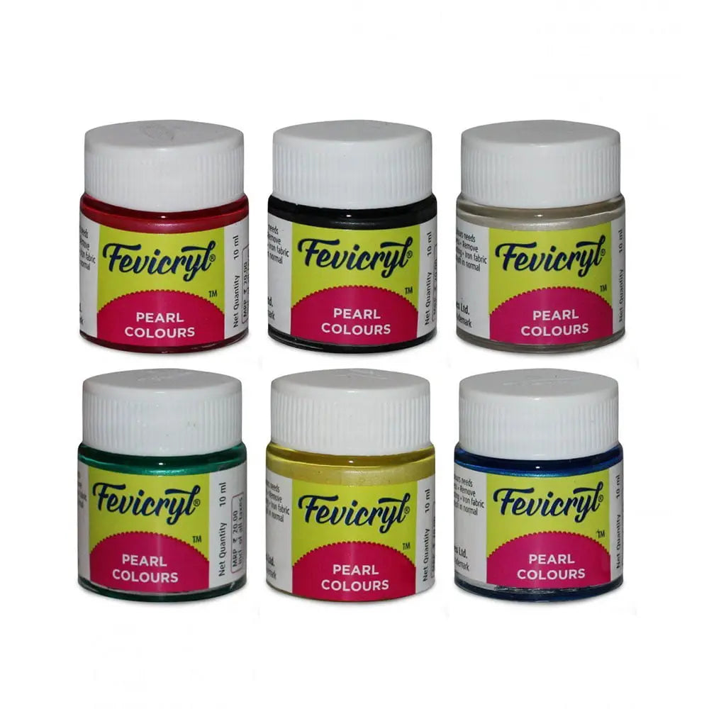 Pidilite Fevicryl Pearl Colours Set of 6