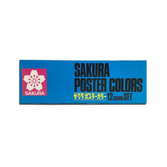 Sakura Poster Colors 12 Colors Set