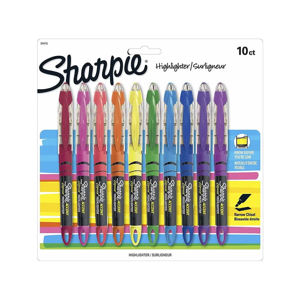 Sharpie  Highlighter Assorted 10 Colour Set