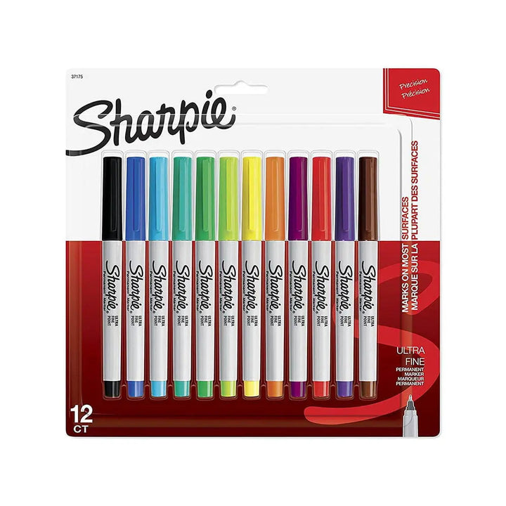 Sharpie Ultra Fine Marker 12 Colour Set