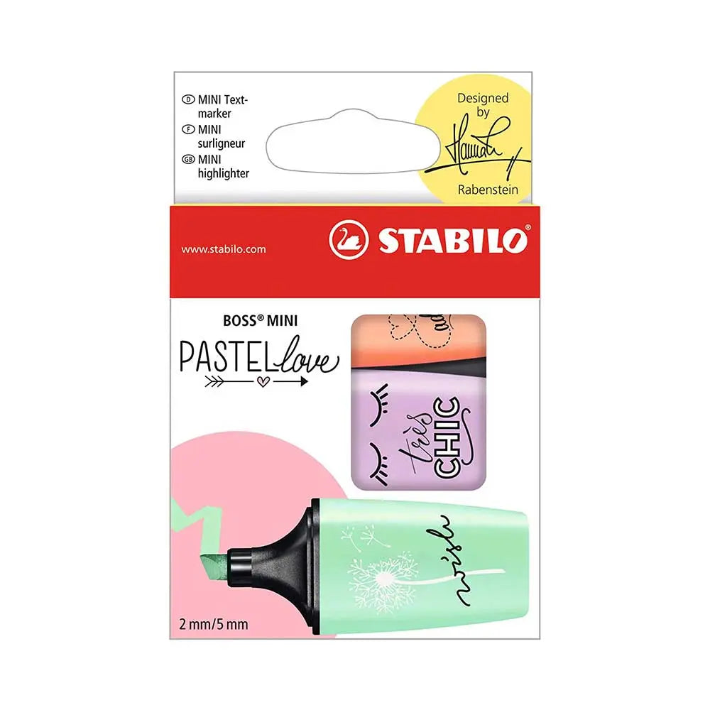 Stabilo Boss Mini Pastel Love Sets