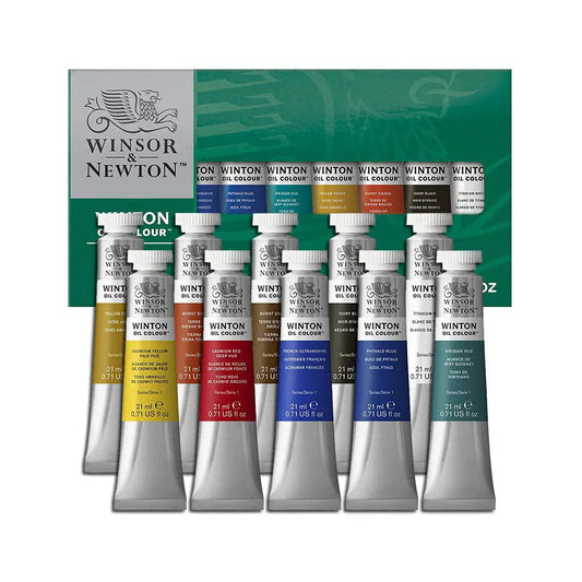 Winsor & Newton Winton Oil Colour - 10X21 ml Tubes set